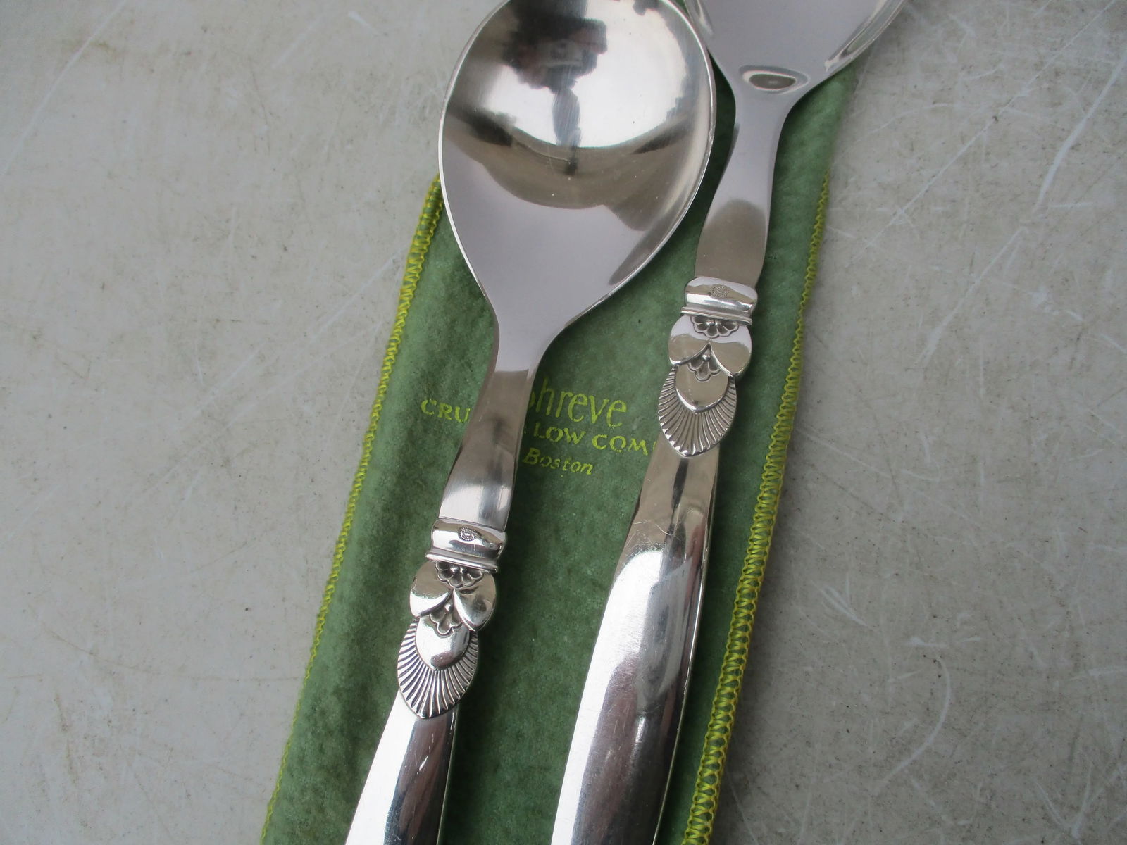 Georg Jensen Cactus Serving Set Circa 1950s. - Set of 2 - 3