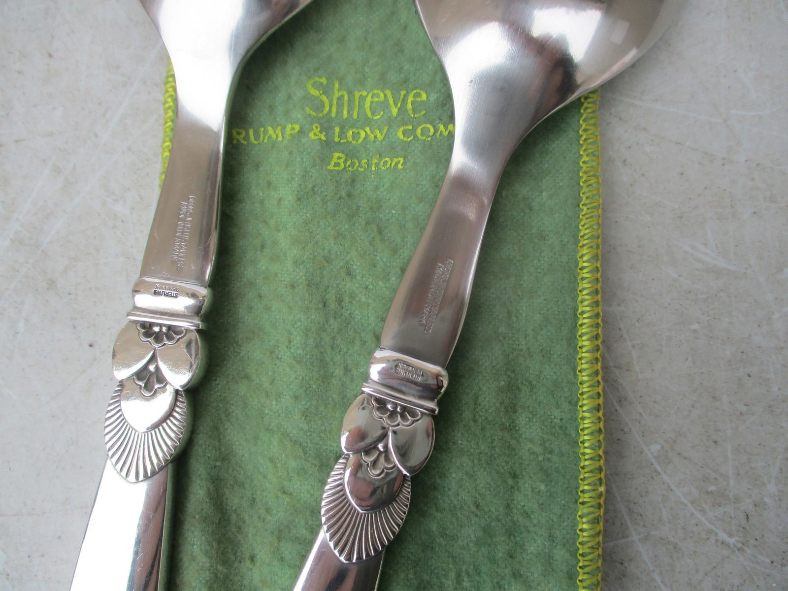 Georg Jensen Cactus Serving Set Circa 1950s. - Set of 2 - 6