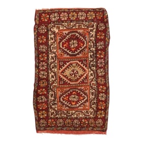 Antique Kurdish Rug 1'9'' x 2'11''