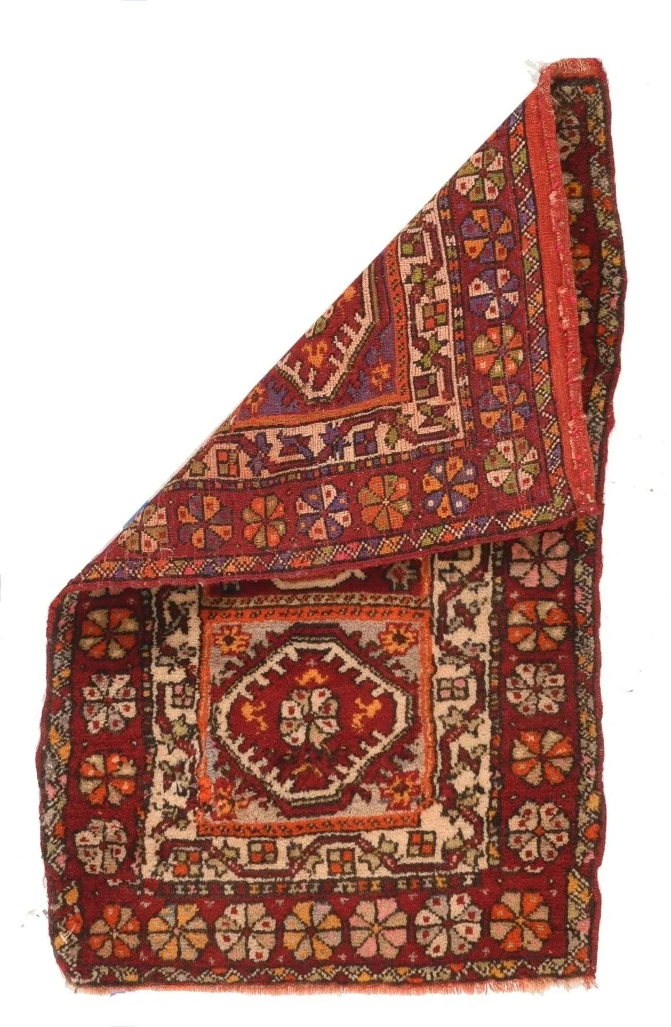 Antique Kurdish Rug 1'9'' x 2'11'' - 2