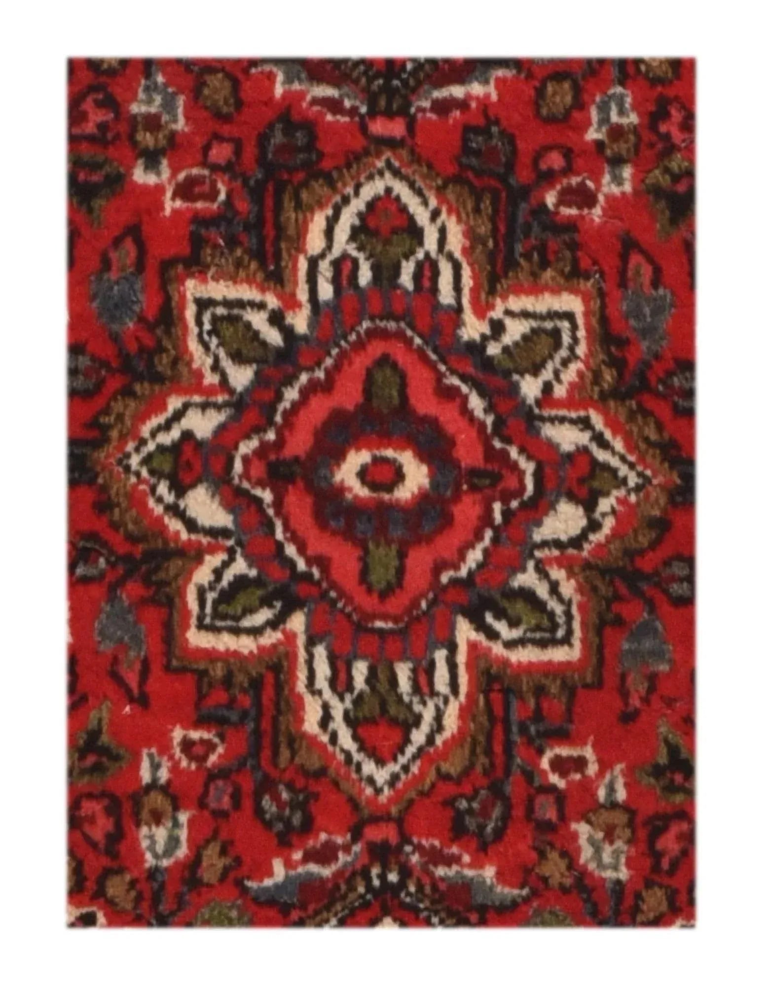 Vintage Hamedan Rug 1'5'' X 2'0" - 3