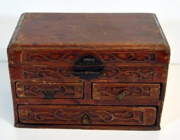Antique Chinese Jewlery Box - 2