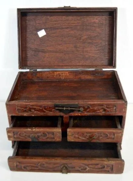 Antique Chinese Jewlery Box - 3