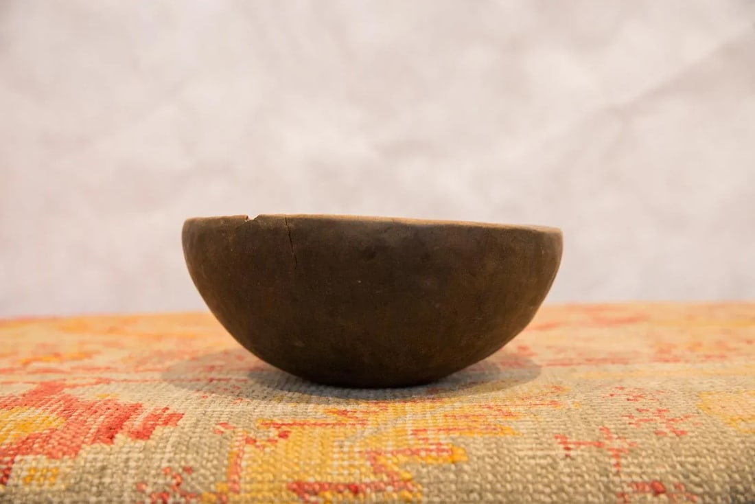 Vintage Wooden African Bowl - 5