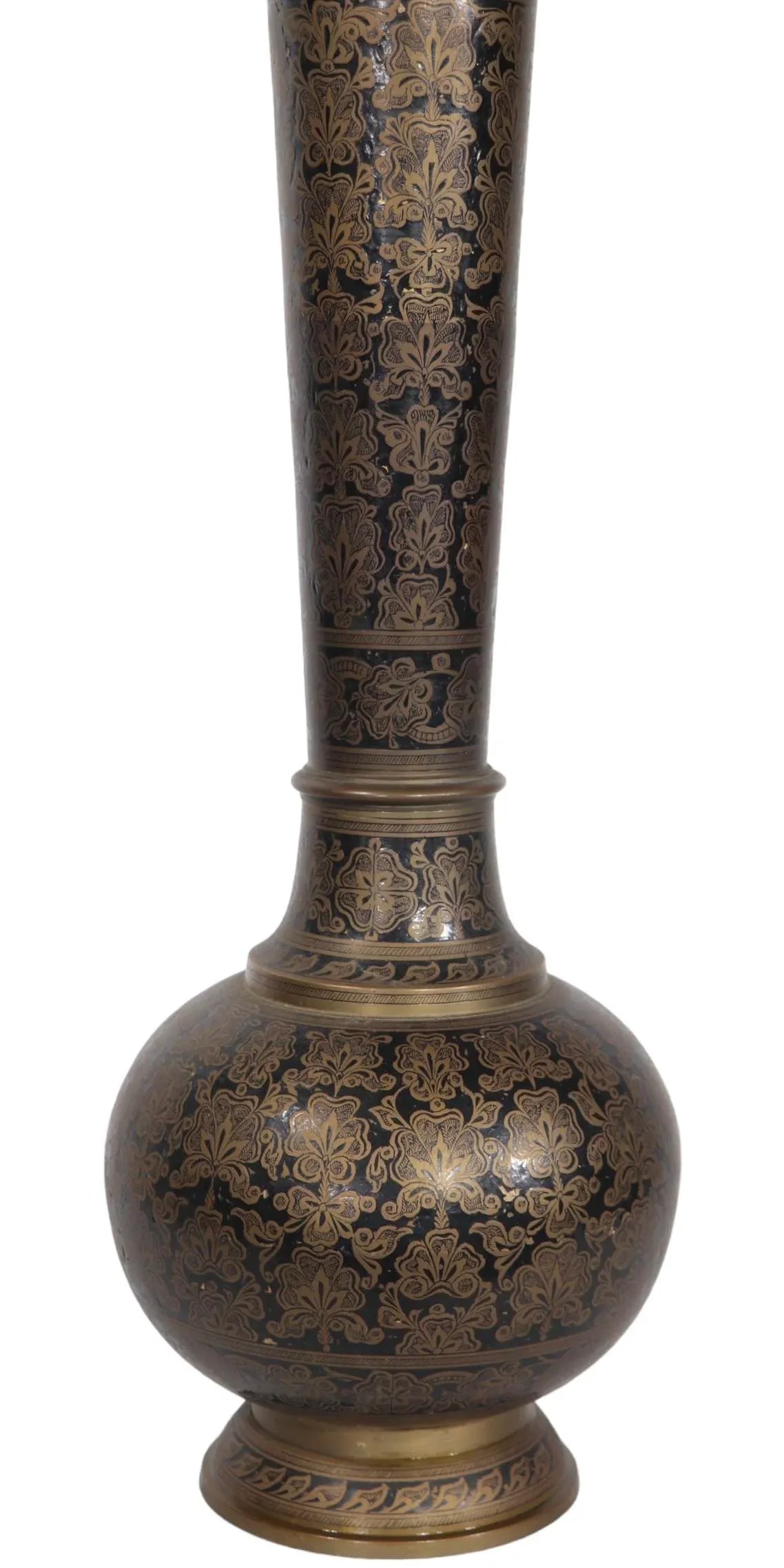 Decorative Mid Century Hollywood Regency Table Lamp Made in India C 1970's - 7