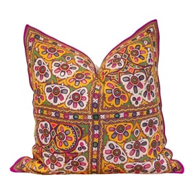 Azra Rajasthani Embroidered Decorative Pillow
