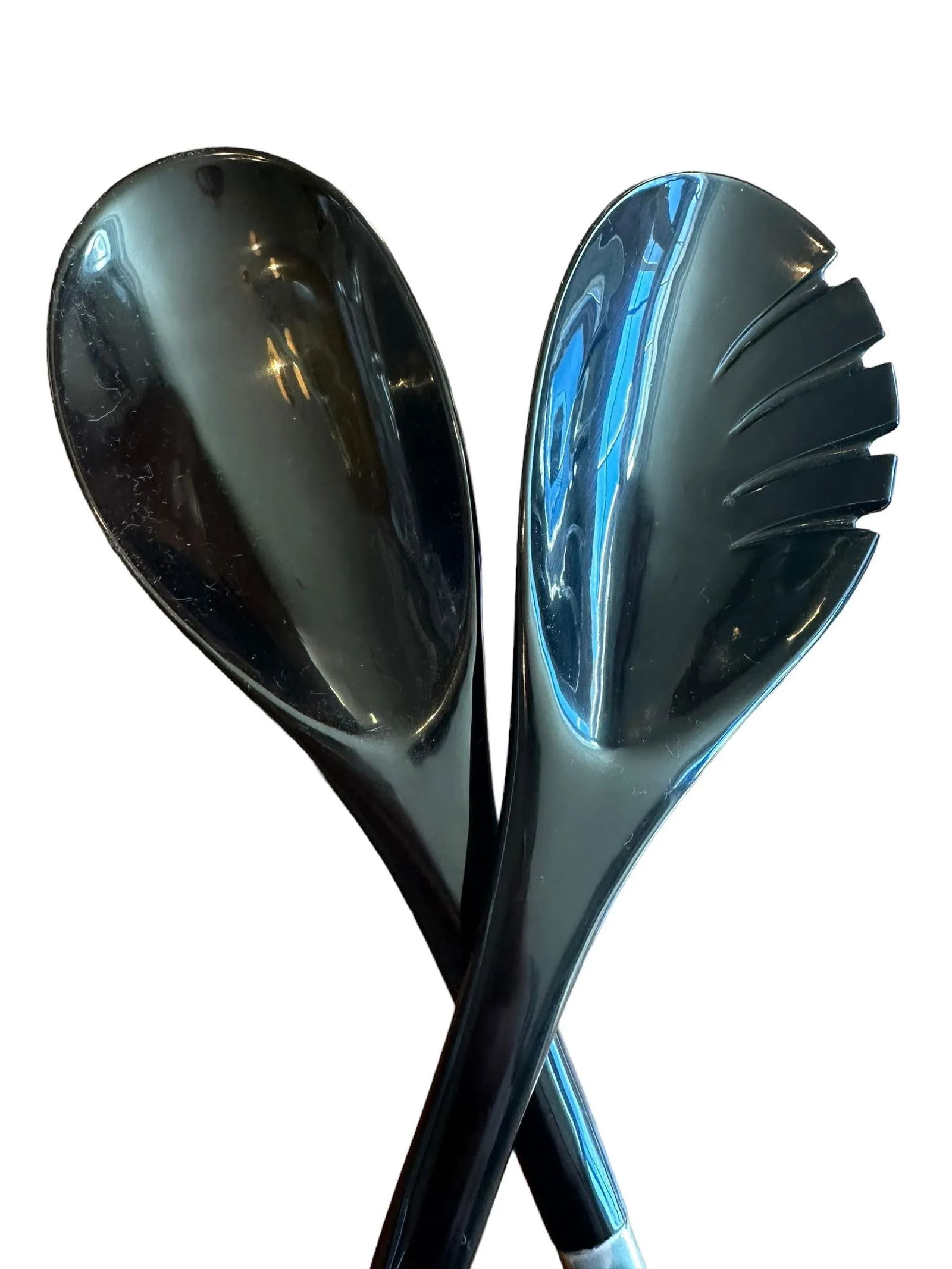 Vintage Mid-Century Modern Sterling Silver Salad Set- Set of 2 - 3