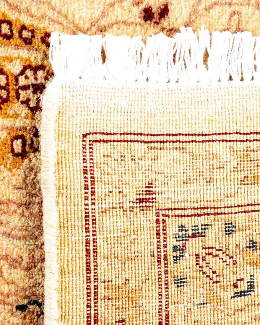 Mogul, One-of-a-Kind Hand-Knotted Area Rug - Ivory, 3' 1" x 5' 2" - 5