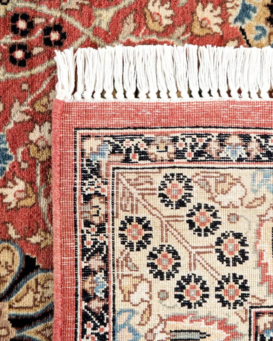 Mogul, One-of-a-Kind Hand-Knotted Area Rug - Pink, 3' 2" x 8' 10" - 5