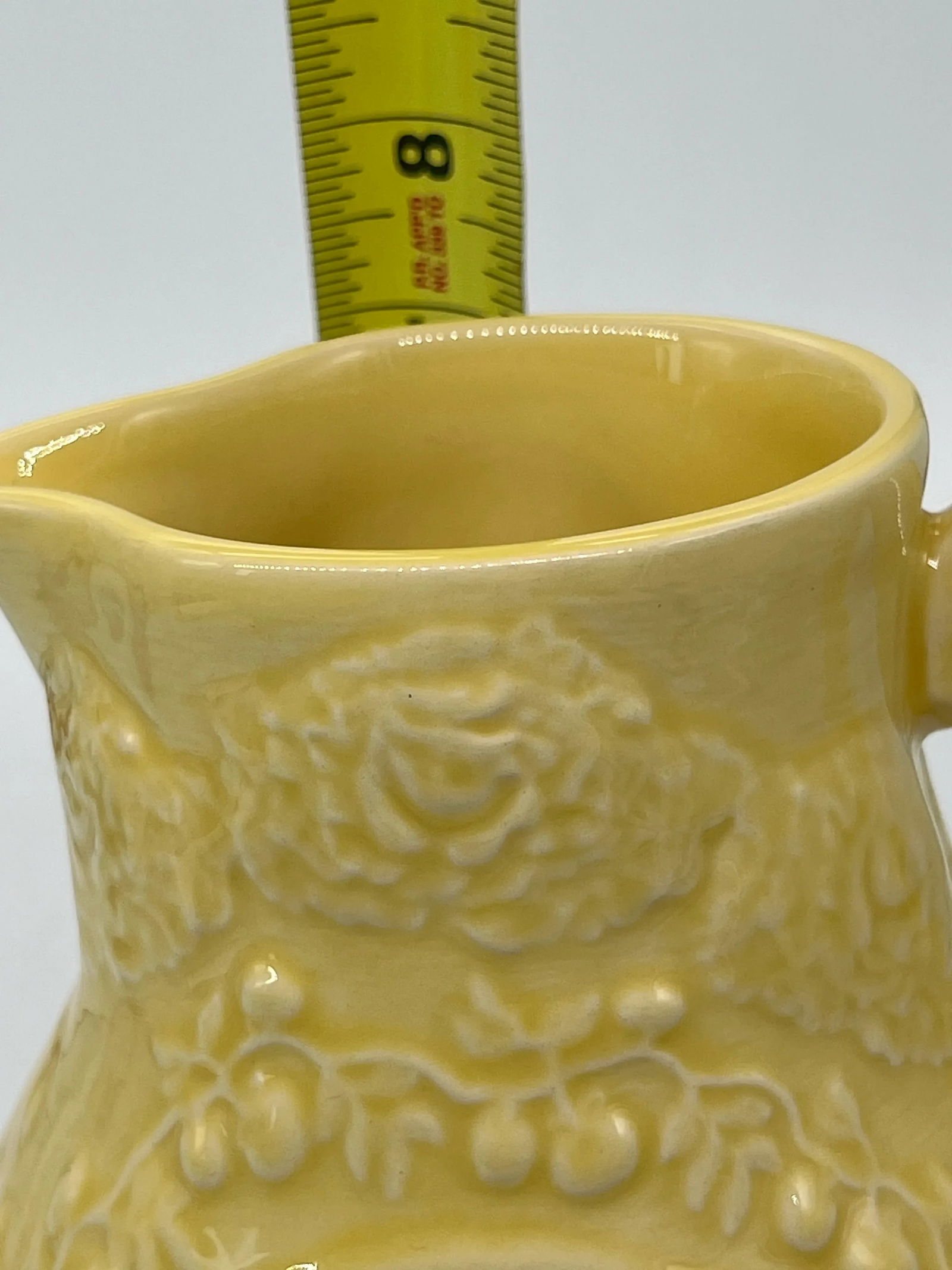 Bordallo Pinheiro Yellow Bunny Rabbit Pitcher - 9