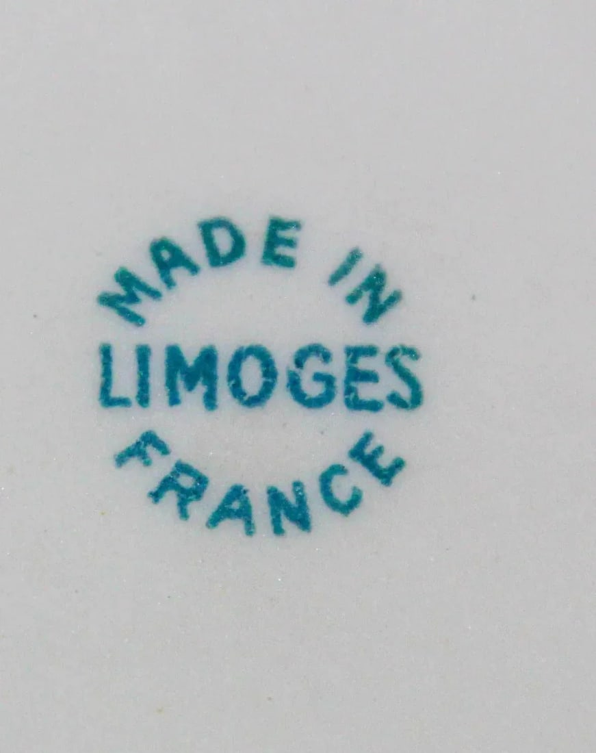 Porcelain Ashtray Limoges Paris Arc De Triomphe Hand-Painted Dish France 1960s - 6