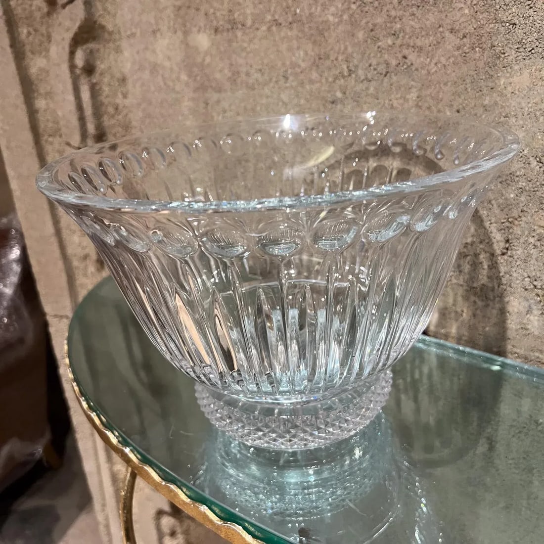 1990s Sutton Place Crystal Centerpiece Bowl by Godinger - 3