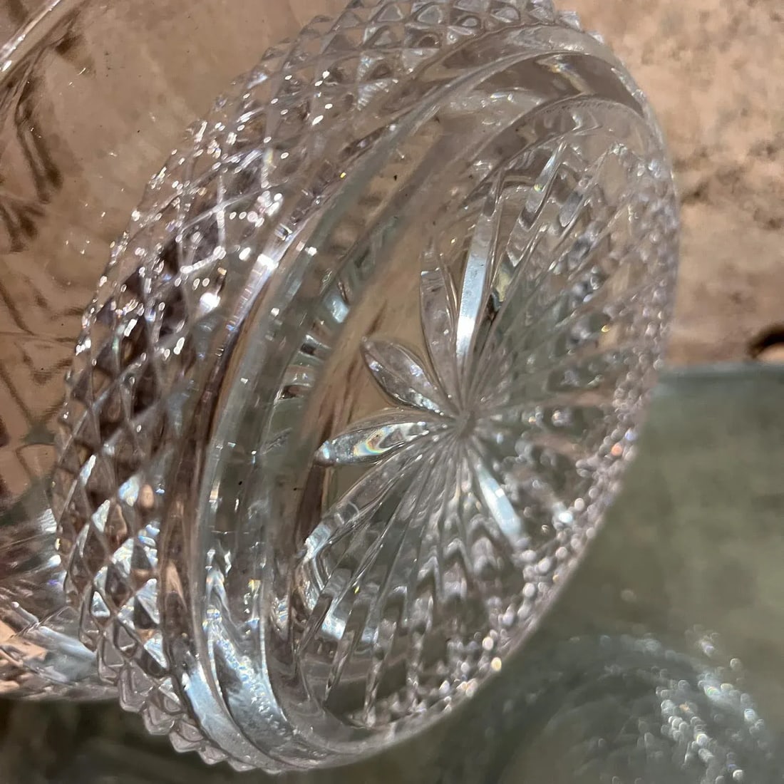 1990s Sutton Place Crystal Centerpiece Bowl by Godinger - 5