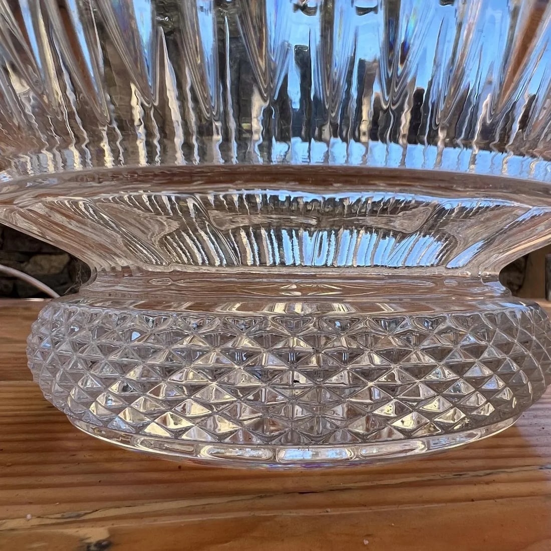 1990s Sutton Place Crystal Centerpiece Bowl by Godinger - 6