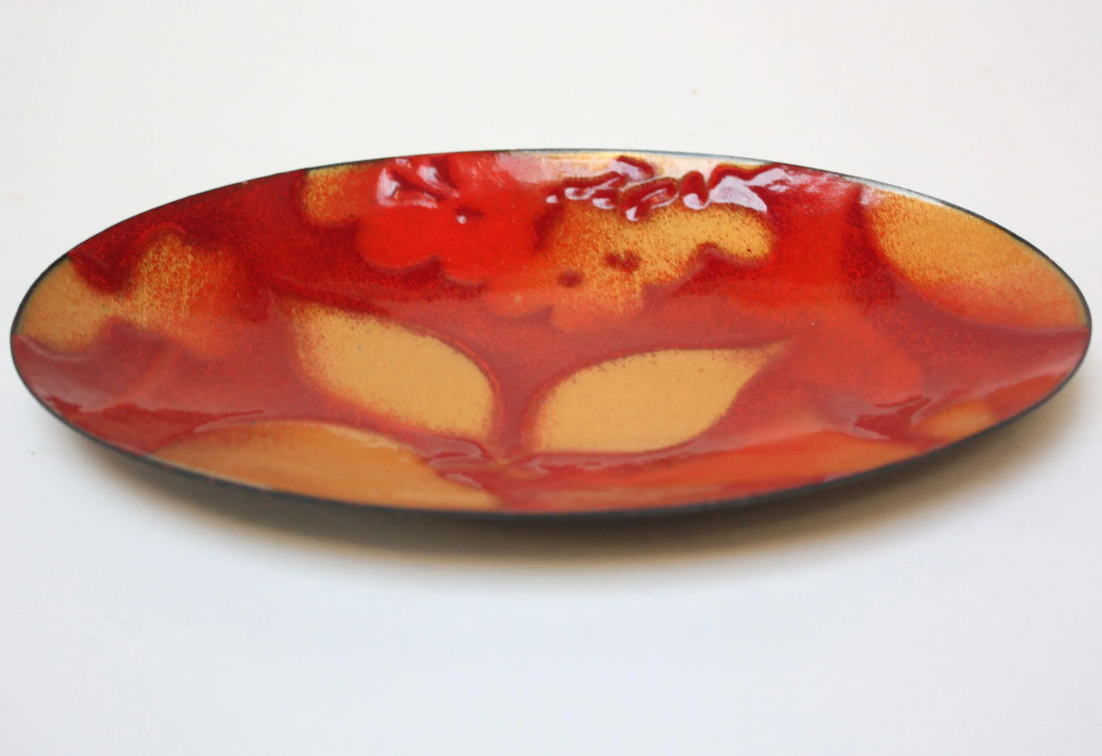 Tucker and Mackintosh Oval Enamel on Copper Plate - 3