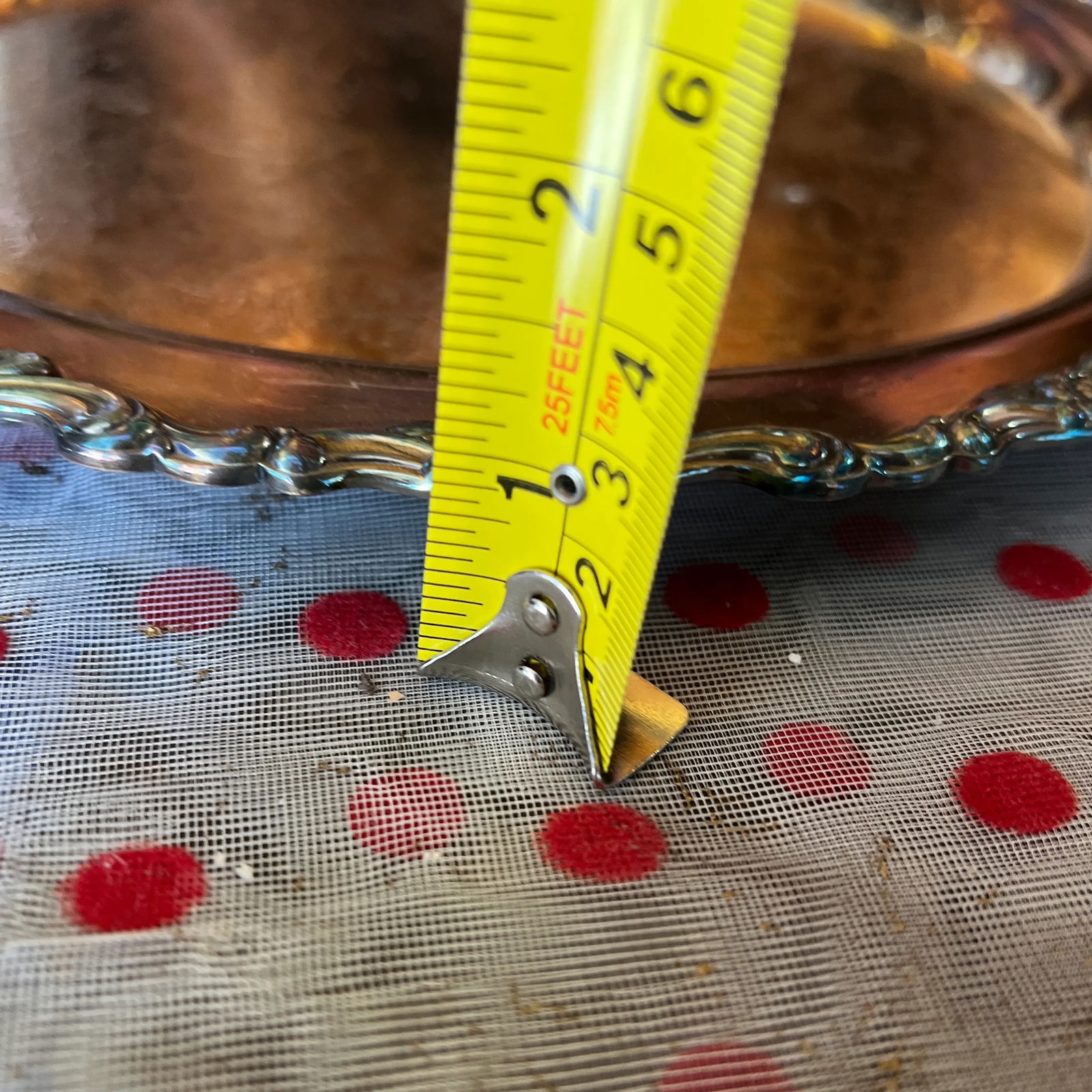 Set of 4 Vintage Silver Plated Serving Trays - 9