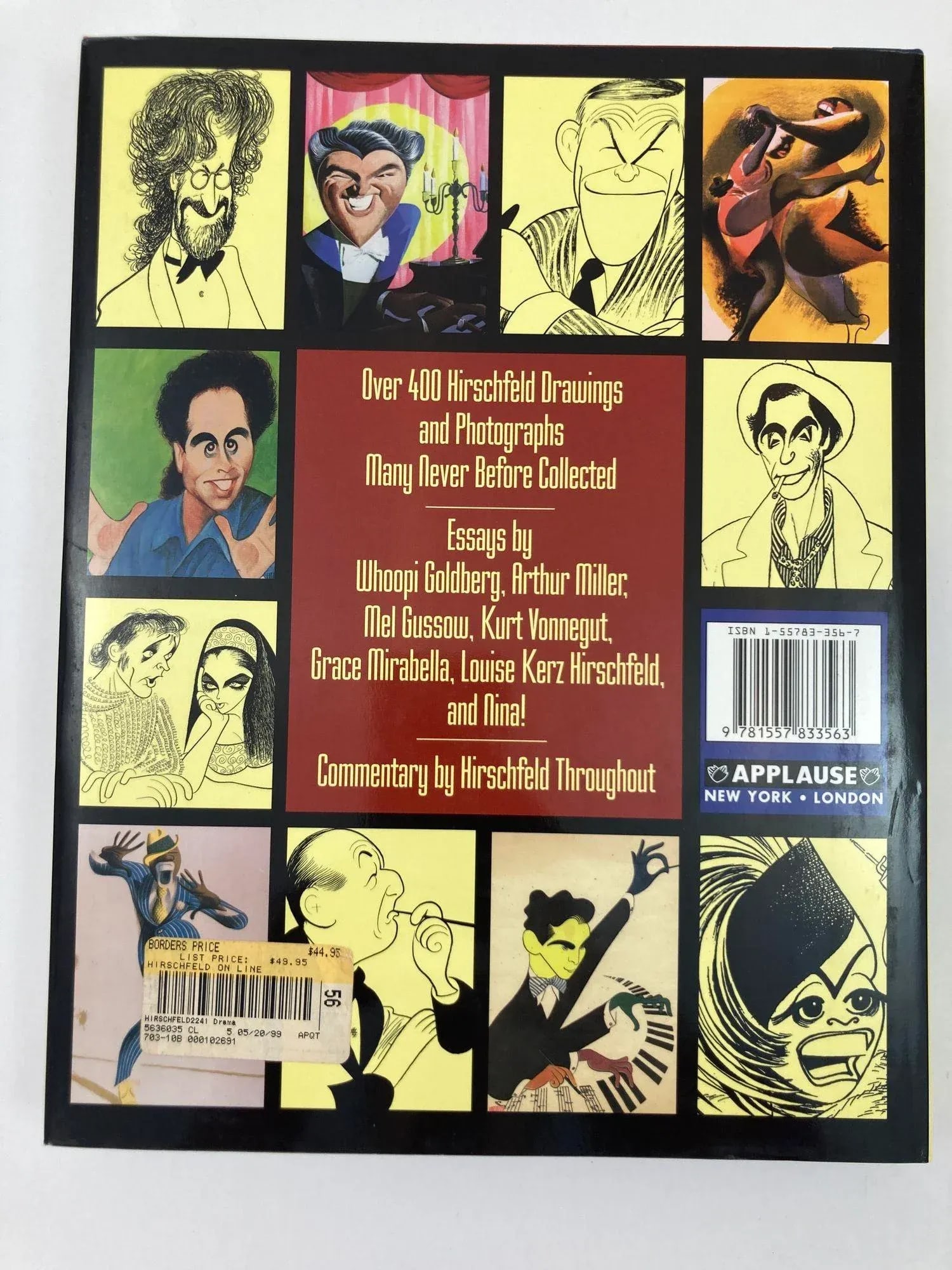 Hirschfeld on Line Hardcover Book by Al Hirschfeld - 3