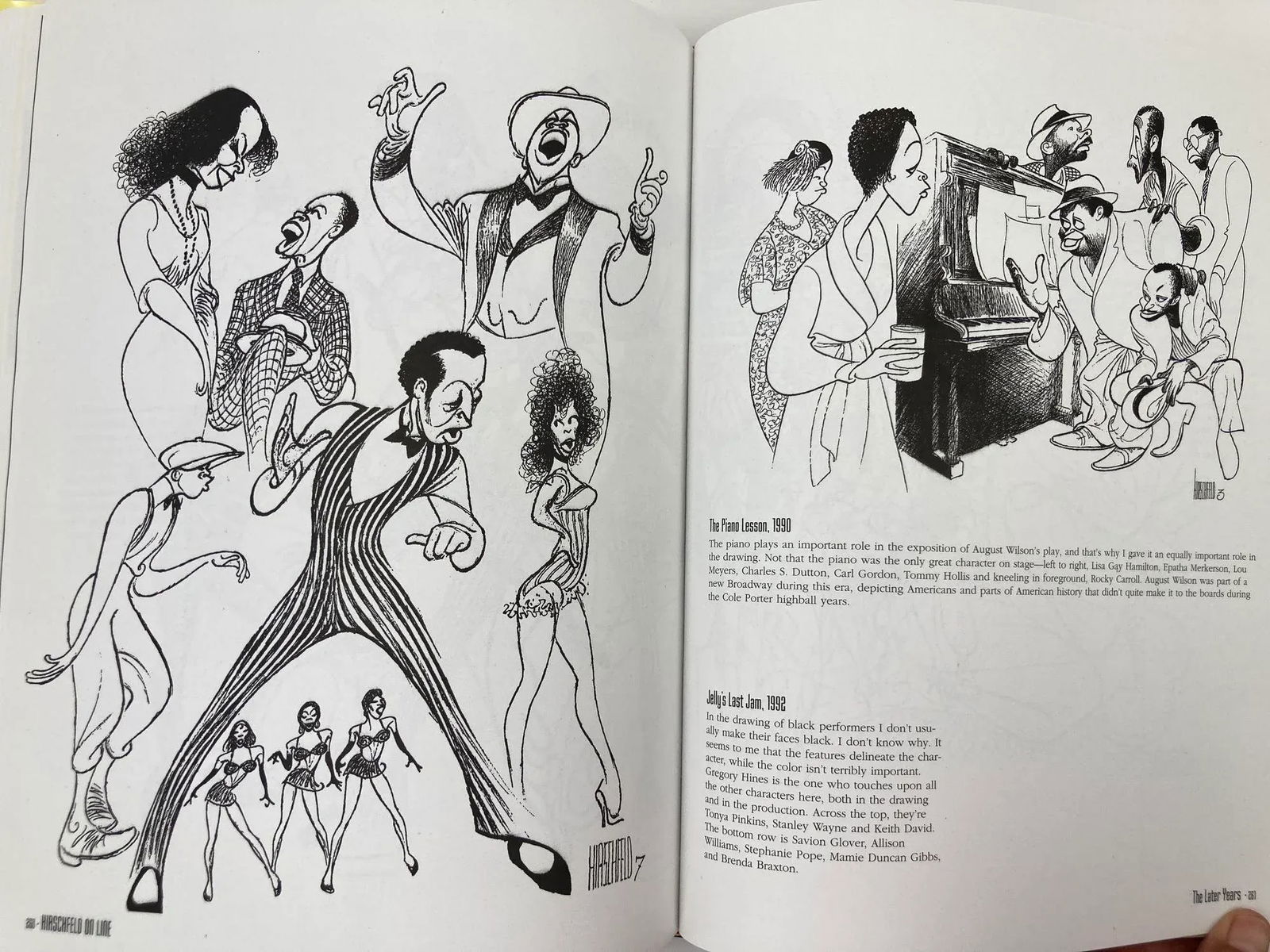 Hirschfeld on Line Hardcover Book by Al Hirschfeld - 9