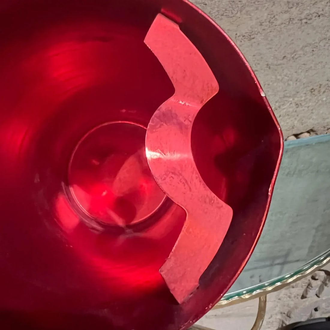 1970s Modernist Red Aluminum Pitcher - 7