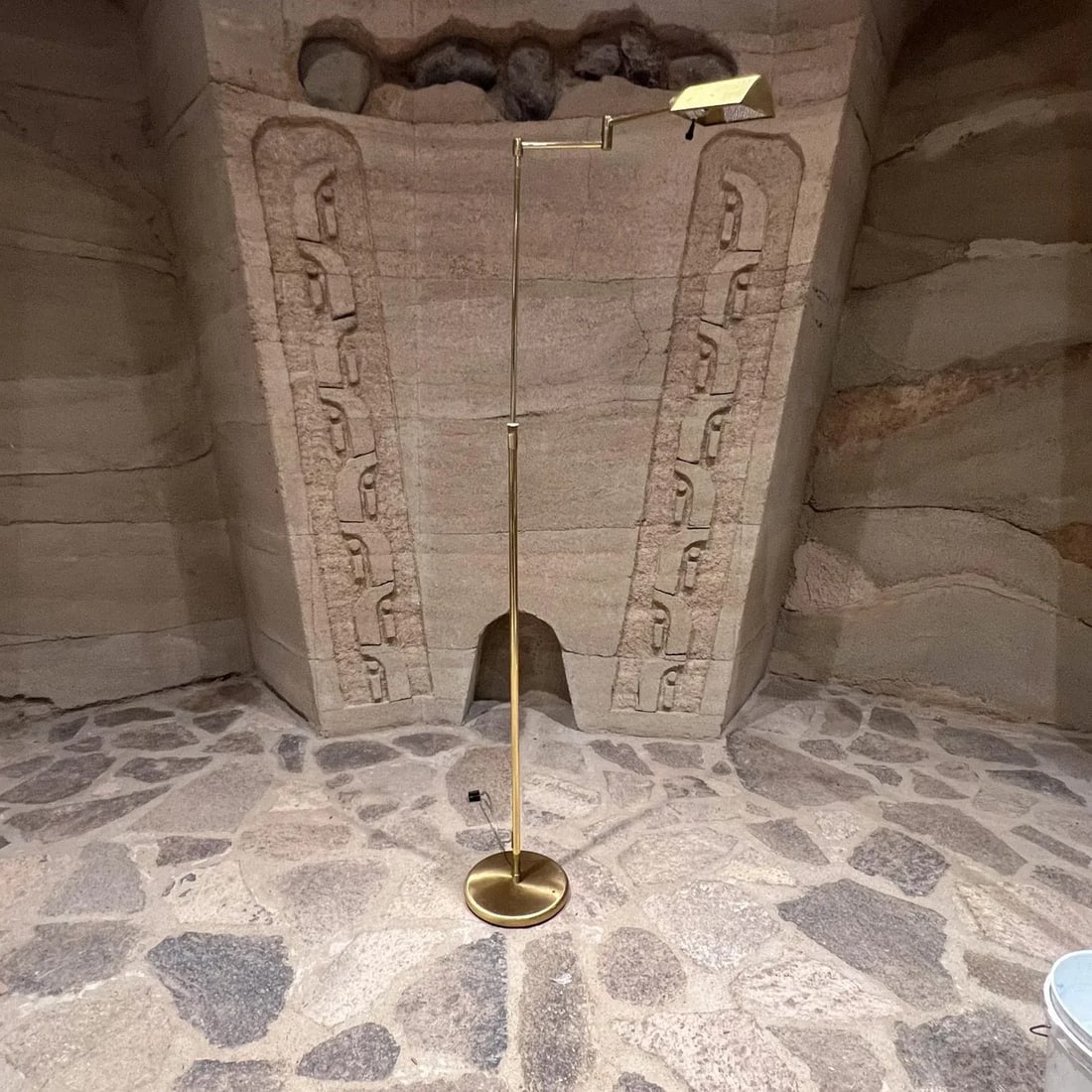 1980s Holtkoetter Brass Pharmacy Floor Lamp Leuchten - 3