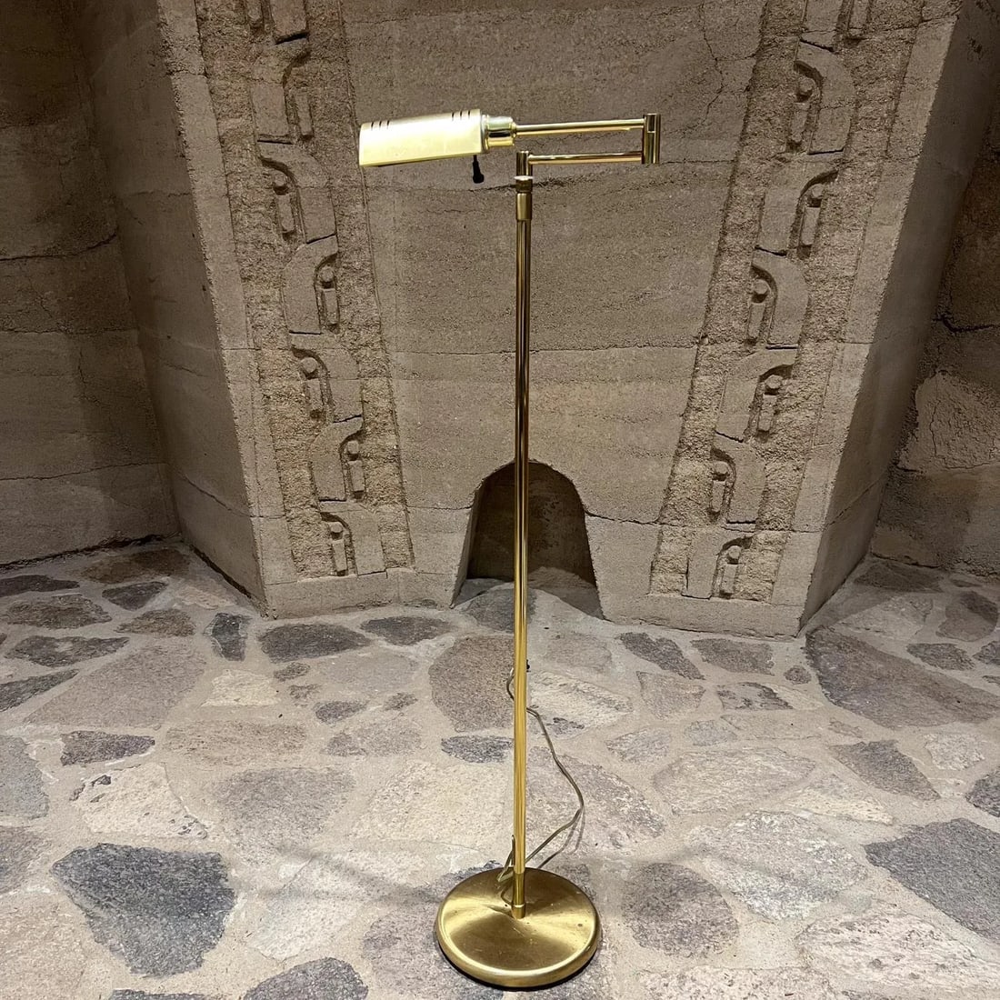 1980s Holtkoetter Brass Pharmacy Floor Lamp Leuchten - 6