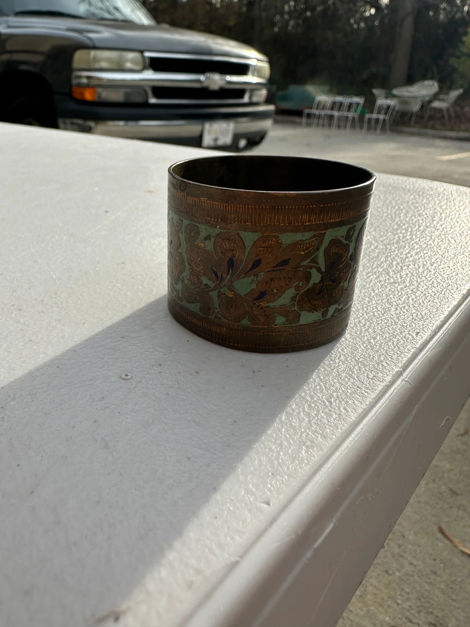 1970s Collection of Brass Napkin Holders- Set of 3 - 3