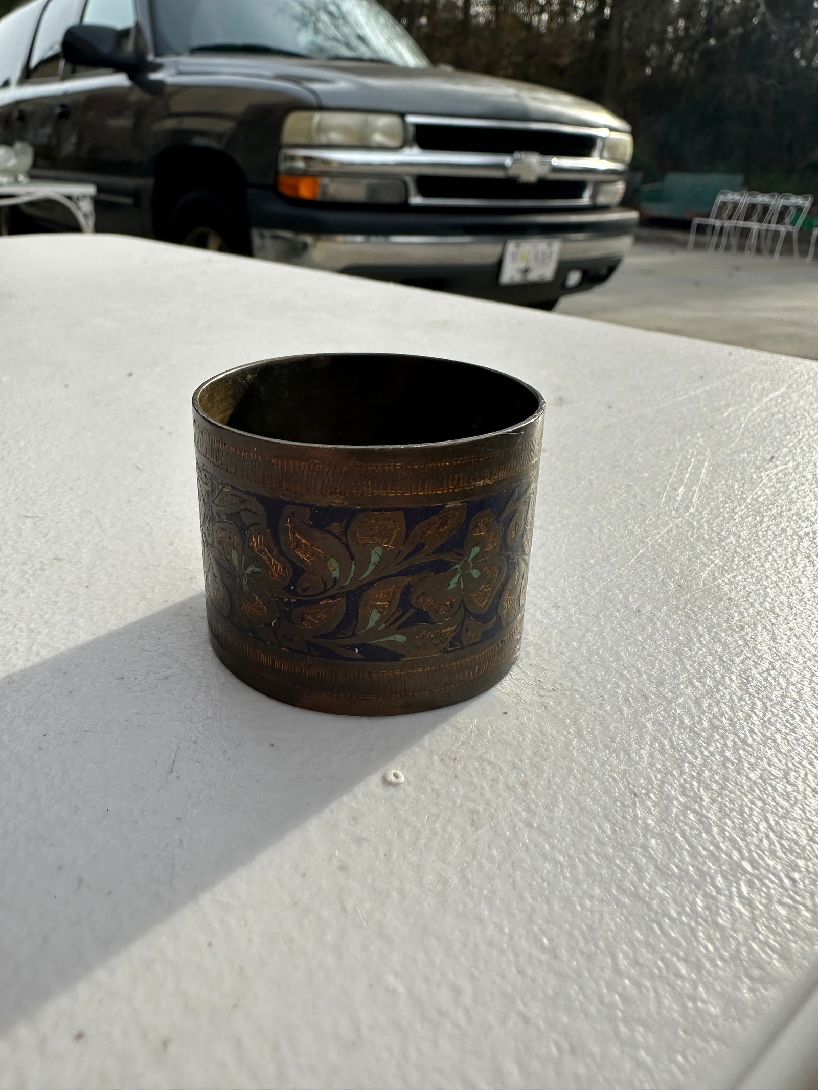 1970s Collection of Brass Napkin Holders- Set of 3 - 4