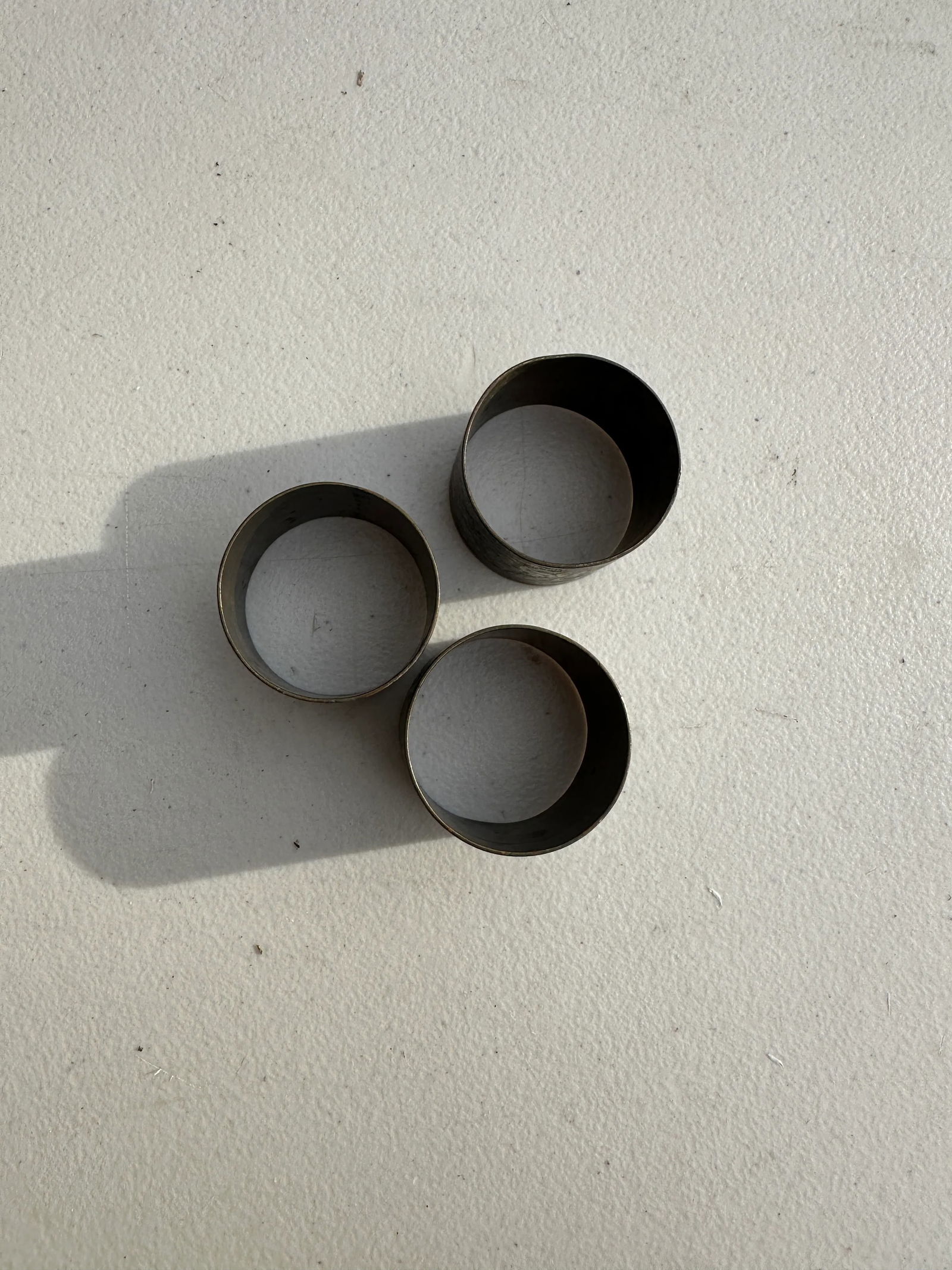 1970s Collection of Brass Napkin Holders- Set of 3 - 6