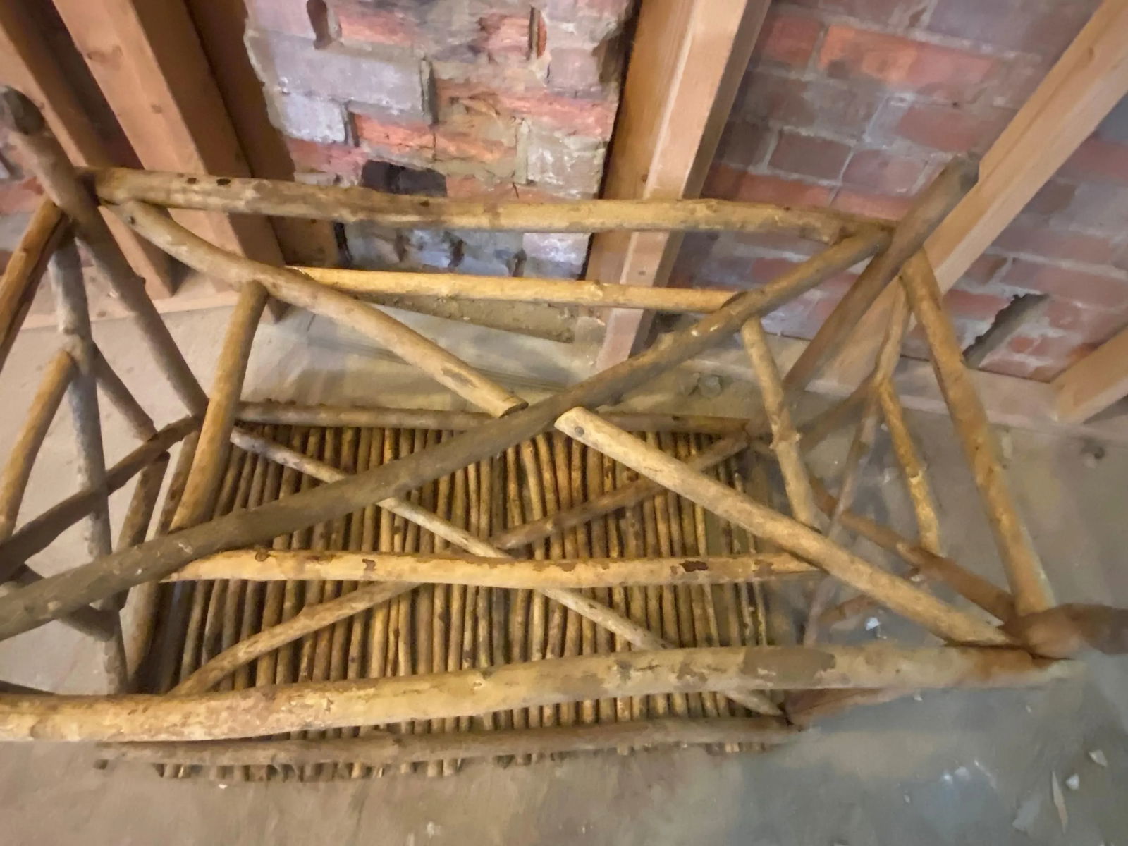 Early 20th Century Rustic Adirondack Twig Branch Stand Cabin Console Table - 10