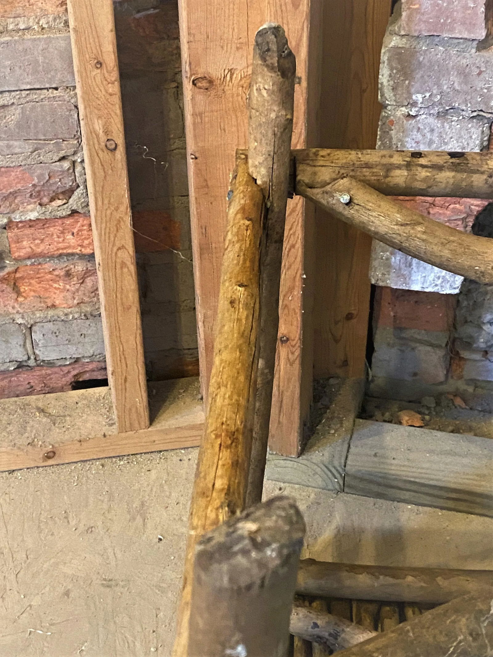 Early 20th Century Rustic Adirondack Twig Branch Stand Cabin Console Table - 8