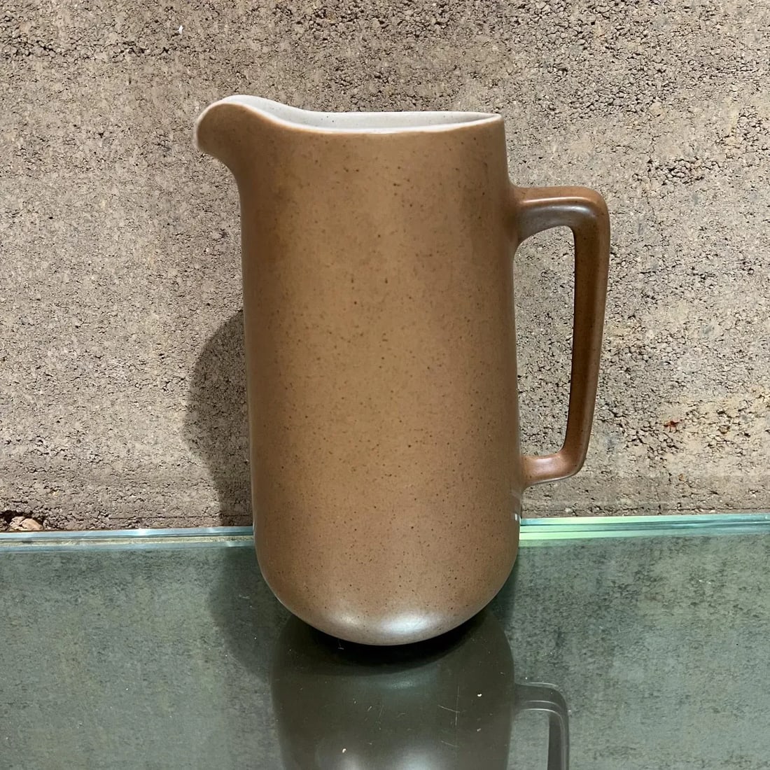 1960s Stoneware Pottery Ceramic Pitcher Metlox Manhattan Beach - 6