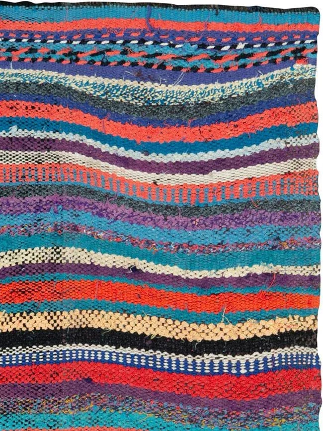 Vintage Persian Flatweave Kilim Rug – Size: 3" X 4'1" - 3