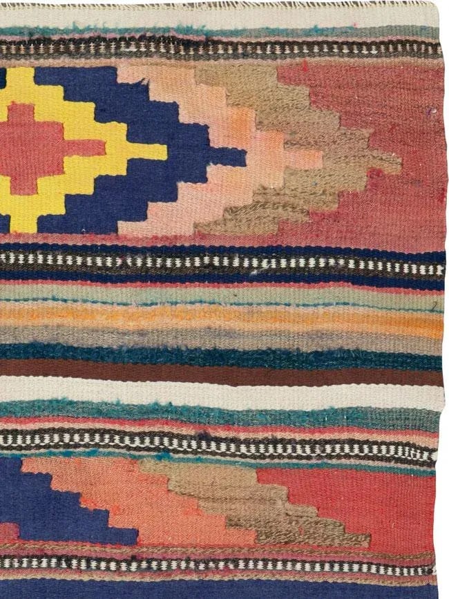 Vintage Persian Flatweave Kilim Rug – Size: 3" X 4'2" - 2