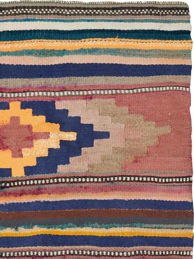 Vintage Persian Flatweave Kilim Rug – Size: 3" X 4'2" - 3