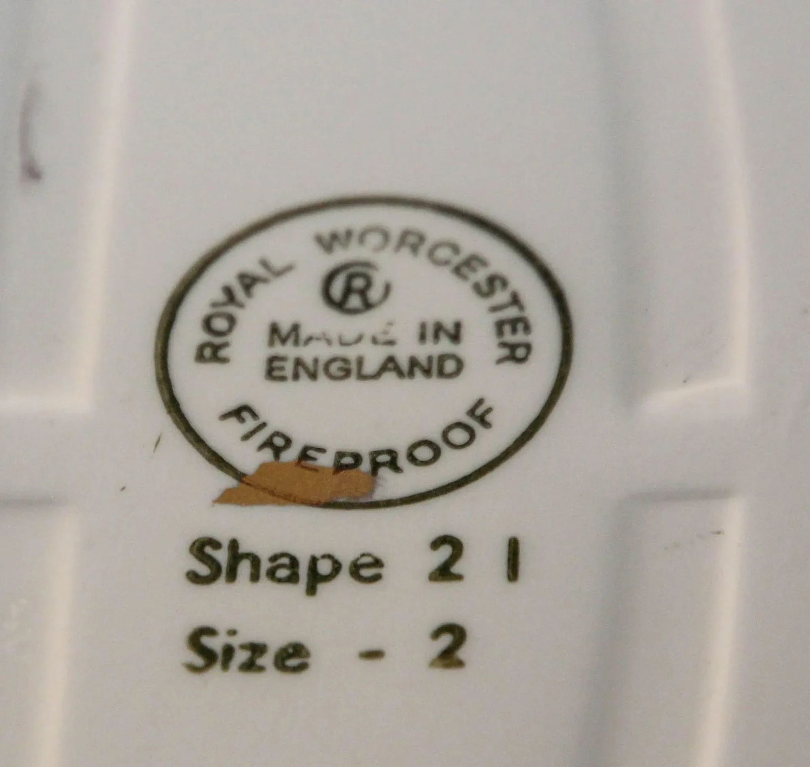 Royal Worcester England Oval Lidded Tureen Lustre Gold - 8