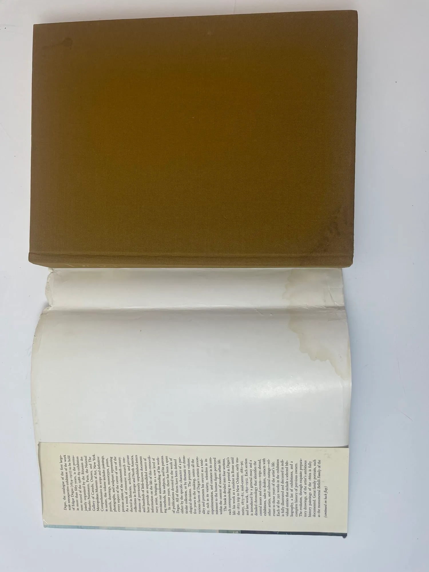 Degas by Jean Sutherland Boggs Hardcover Book Met Museum of Art 1st Ed. 1988 - 4