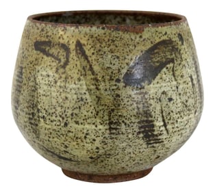 Mid Century Modern Studio Ceramic Stoneware Pot by Mark Zamantakis