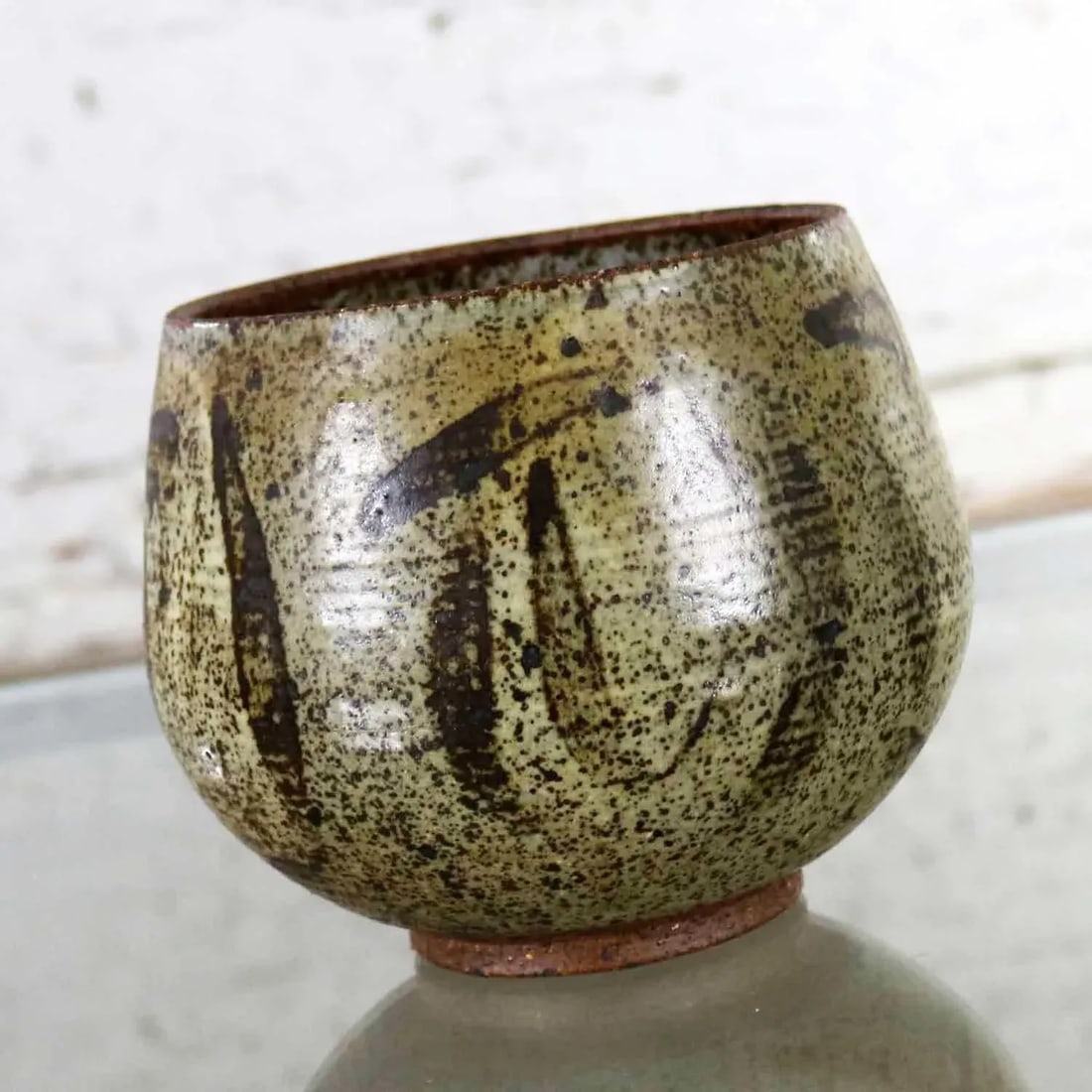 Mid Century Modern Studio Ceramic Stoneware Pot by Mark Zamantakis - 2