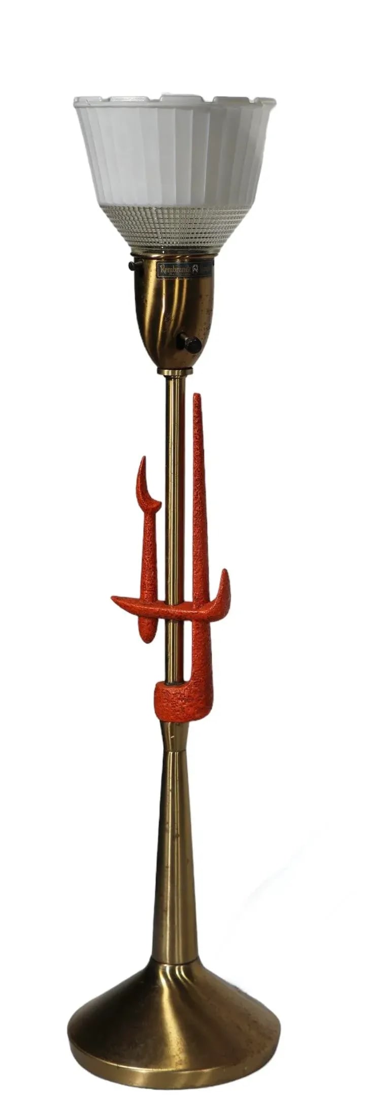 Mid Century Table Lamp by Rembrandt 1950's - 11