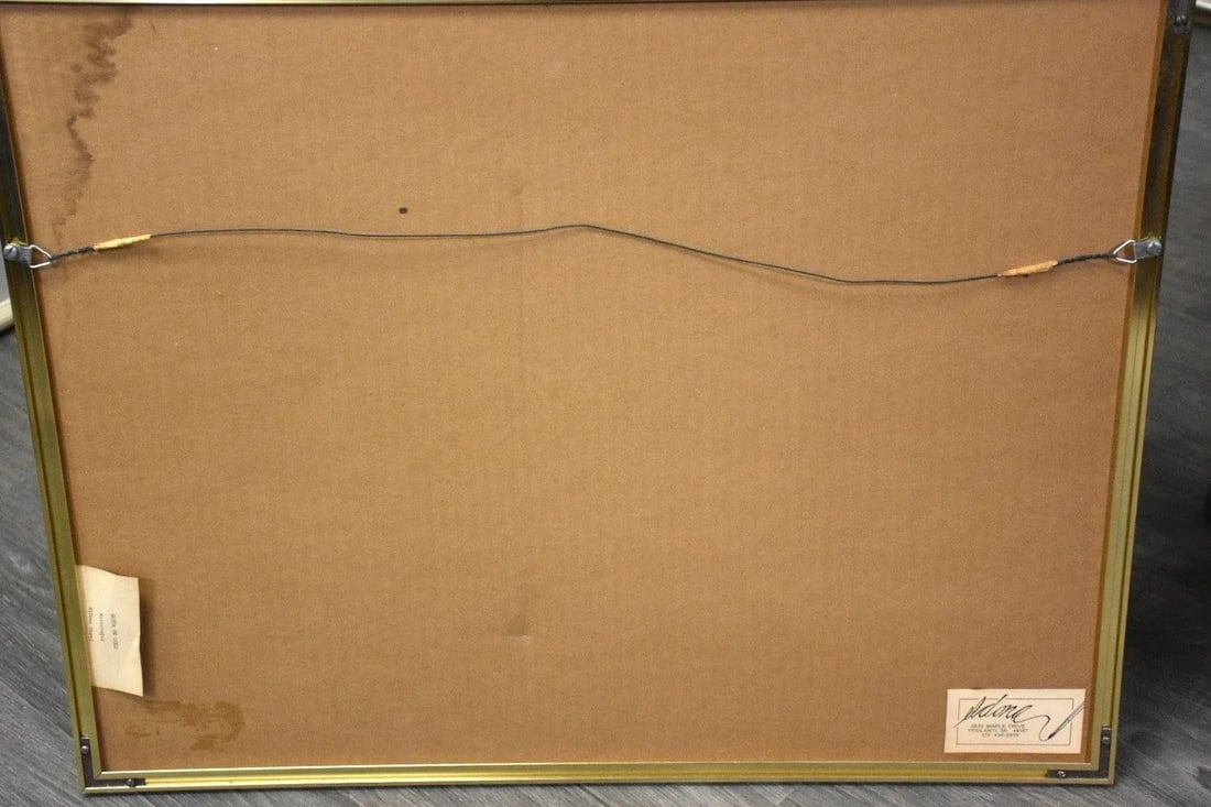 Mid Century Modern Abstract Watercolor Painting - 7