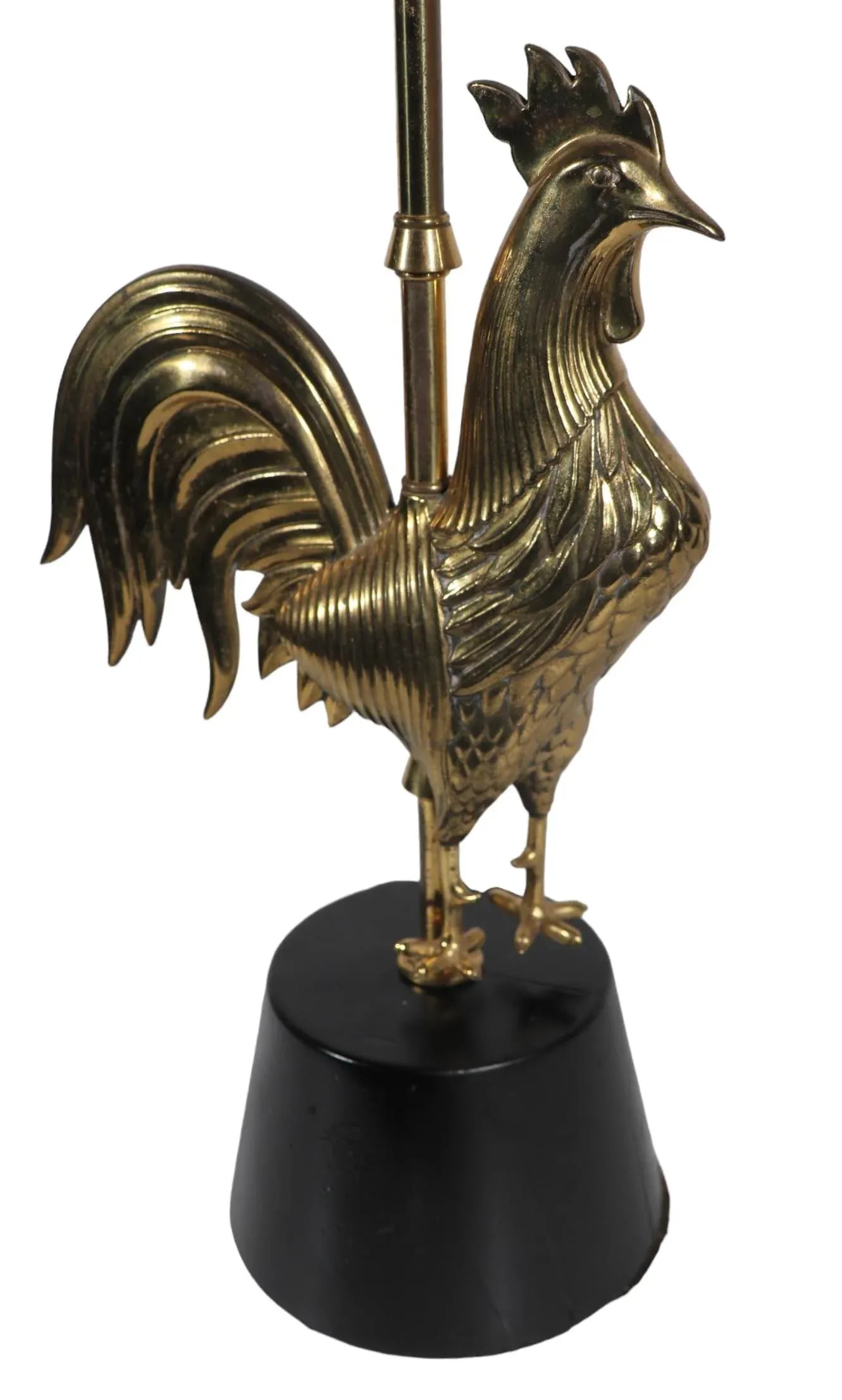 Mid Century Rooster Lamp C. 1950/1960's - 12