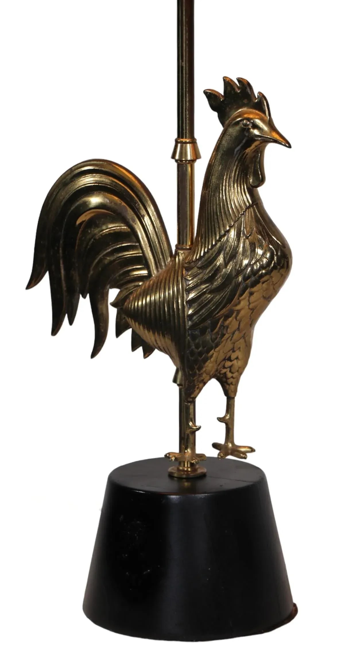 Mid Century Rooster Lamp C. 1950/1960's - 4