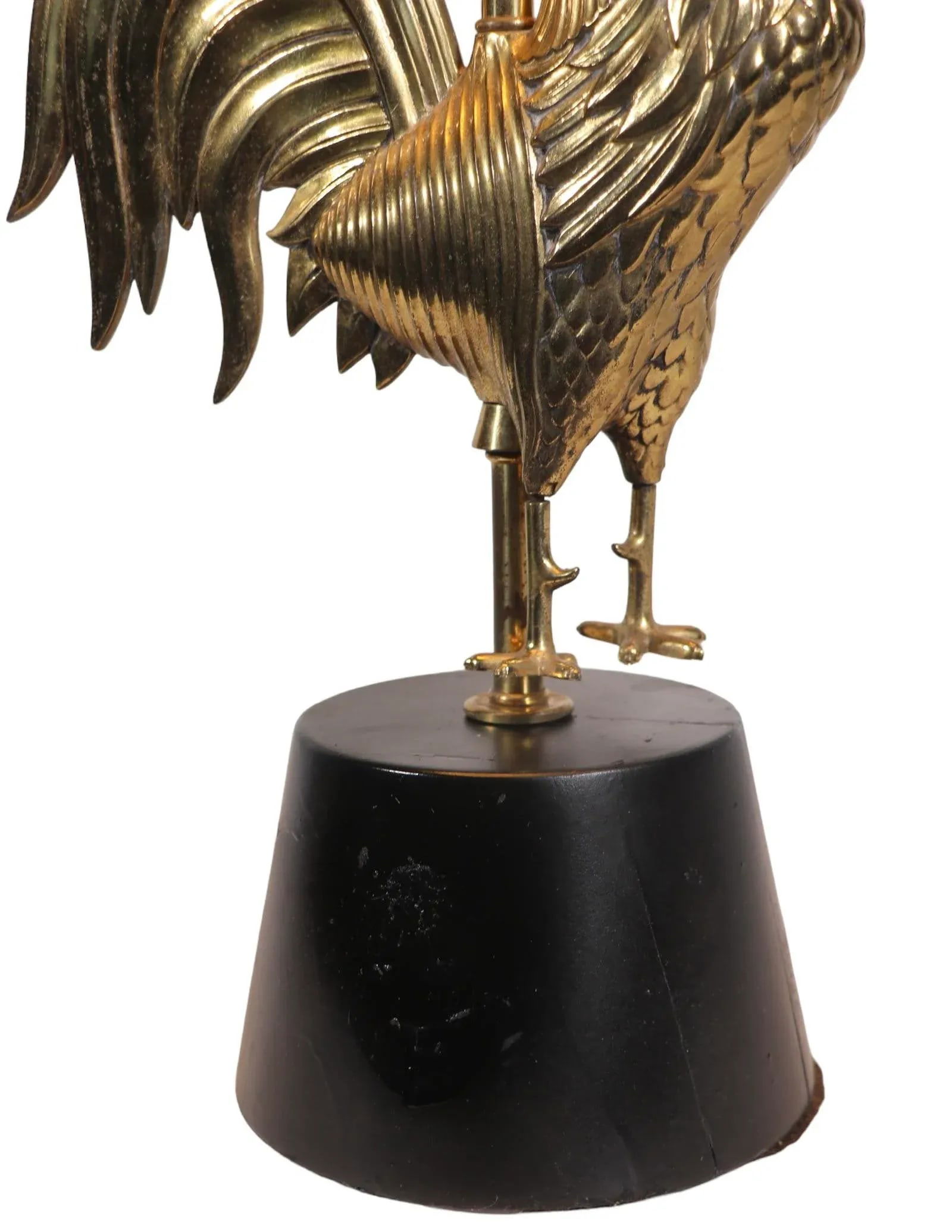 Mid Century Rooster Lamp C. 1950/1960's - 5
