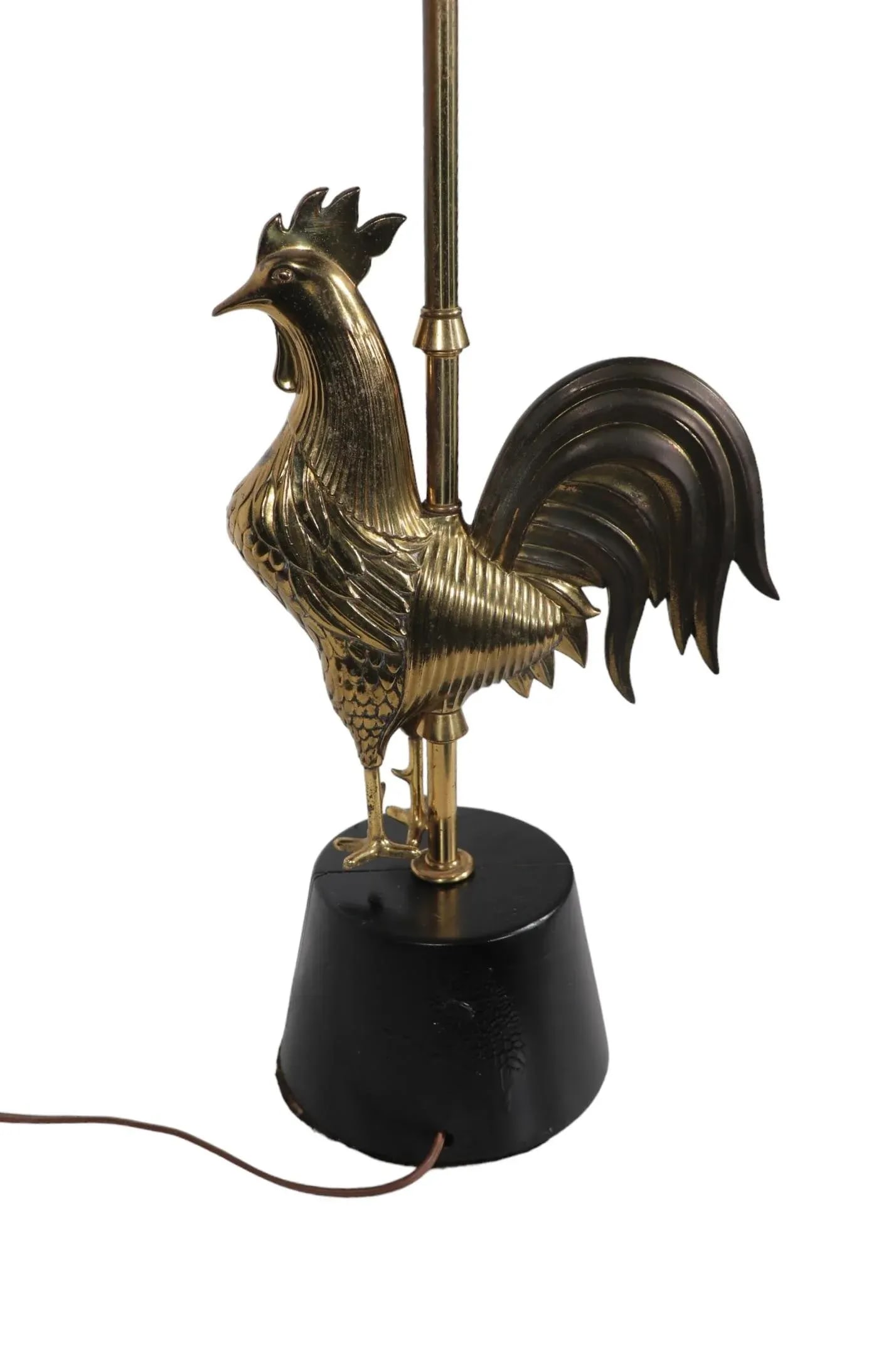Mid Century Rooster Lamp C. 1950/1960's - 8