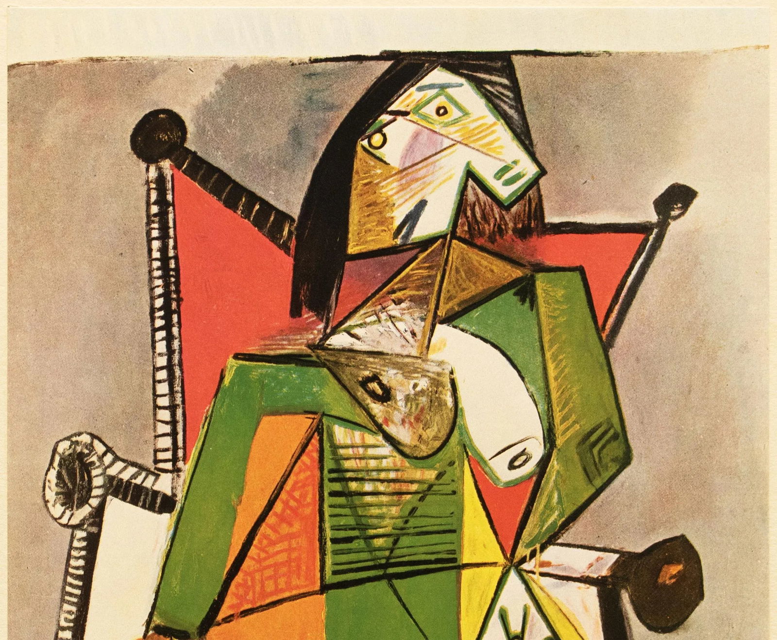 1943 After Picasso "Woman Seated in an Armchair", First Edition Period Offset Lithograph - 3
