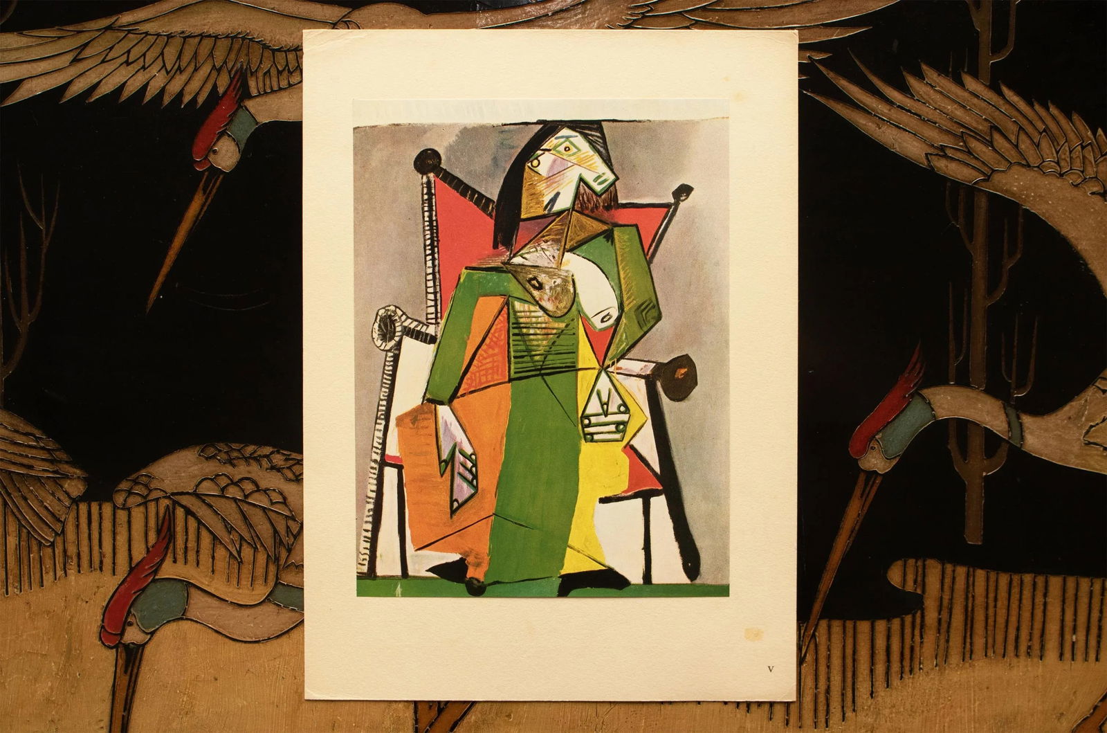 1943 After Picasso "Woman Seated in an Armchair", First Edition Period Offset Lithograph - 6