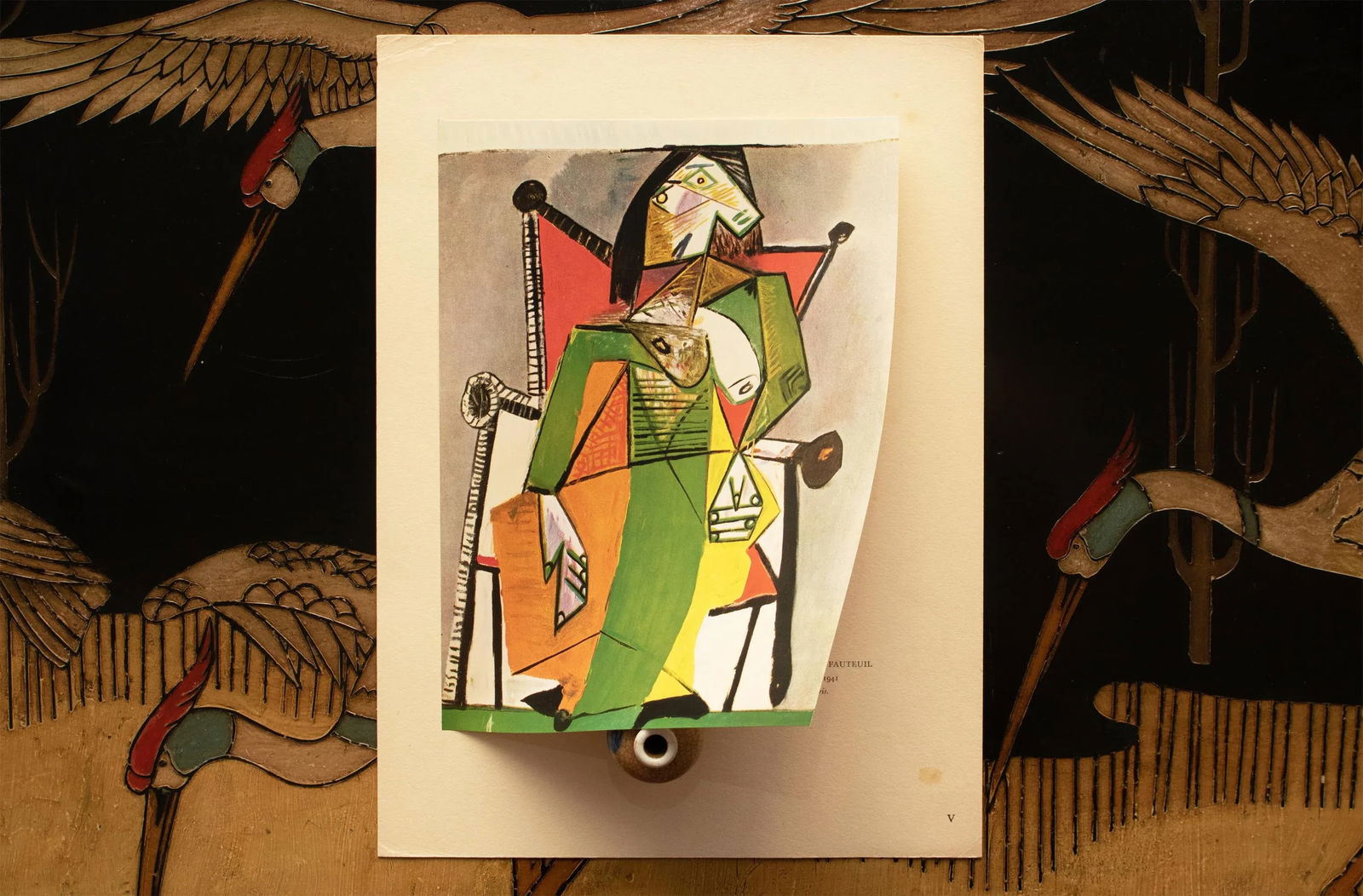 1943 After Picasso "Woman Seated in an Armchair", First Edition Period Offset Lithograph - 7