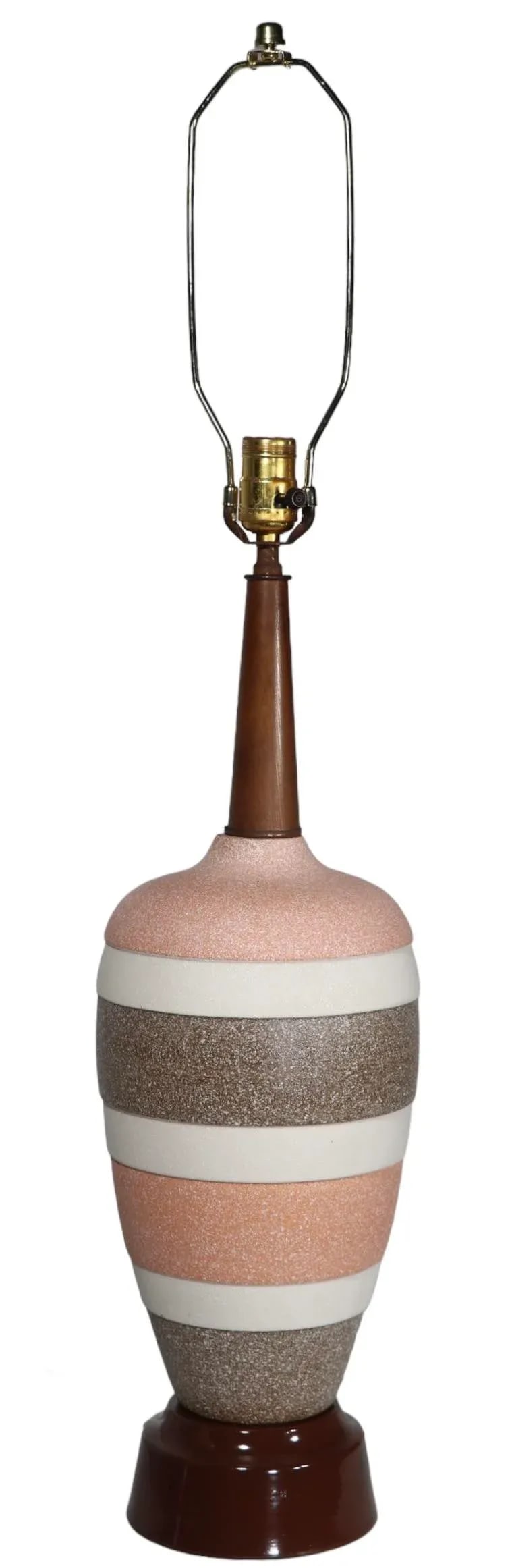 Pr. Mid Century Ceramic Table Lamps - 3