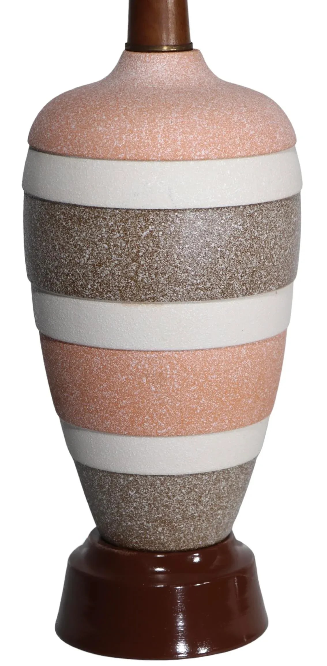 Pr. Mid Century Ceramic Table Lamps - 6