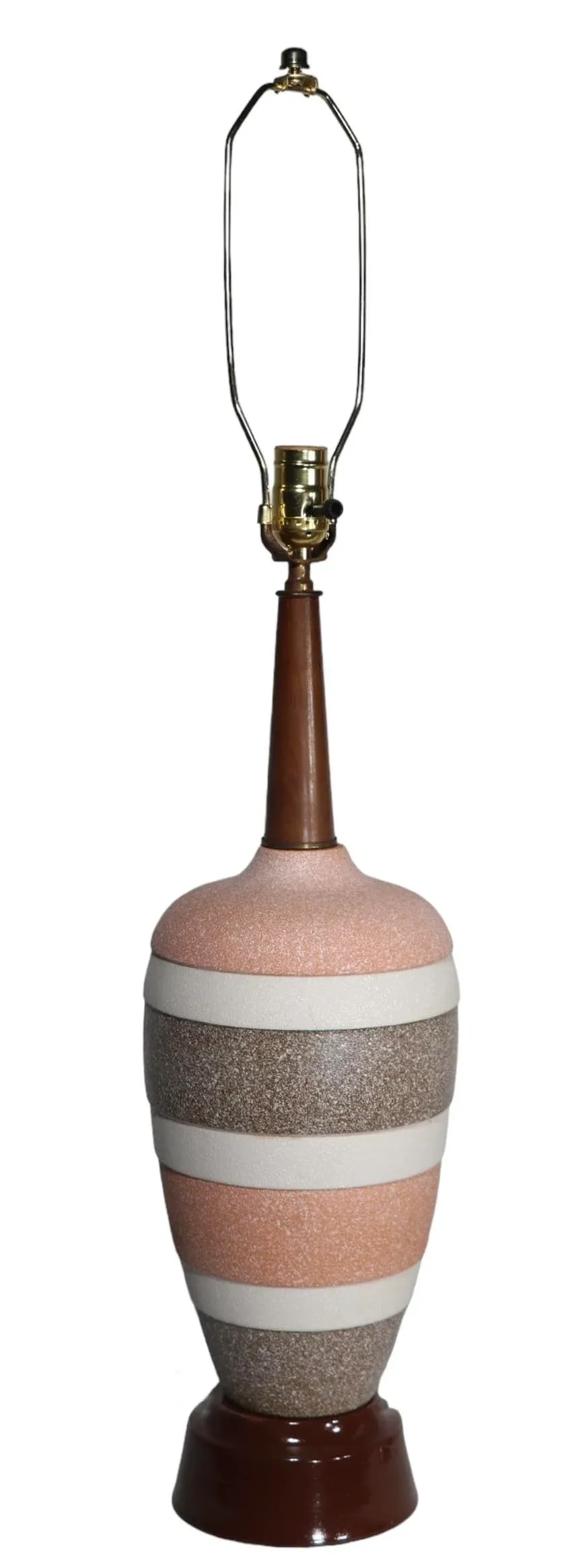 Pr. Mid Century Ceramic Table Lamps - 7